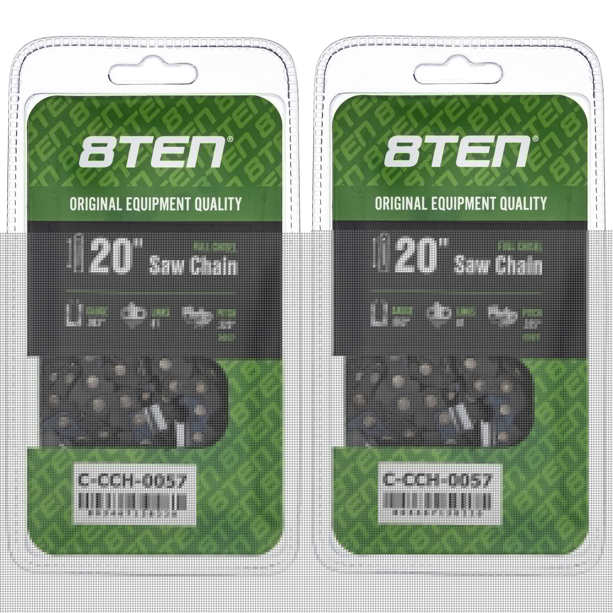 Chainsaw Chain 20 Inch .063 .325 81DL 2-Pack for zOTHER Stens Oregon 40 36 8TEN 810-CCC2279H