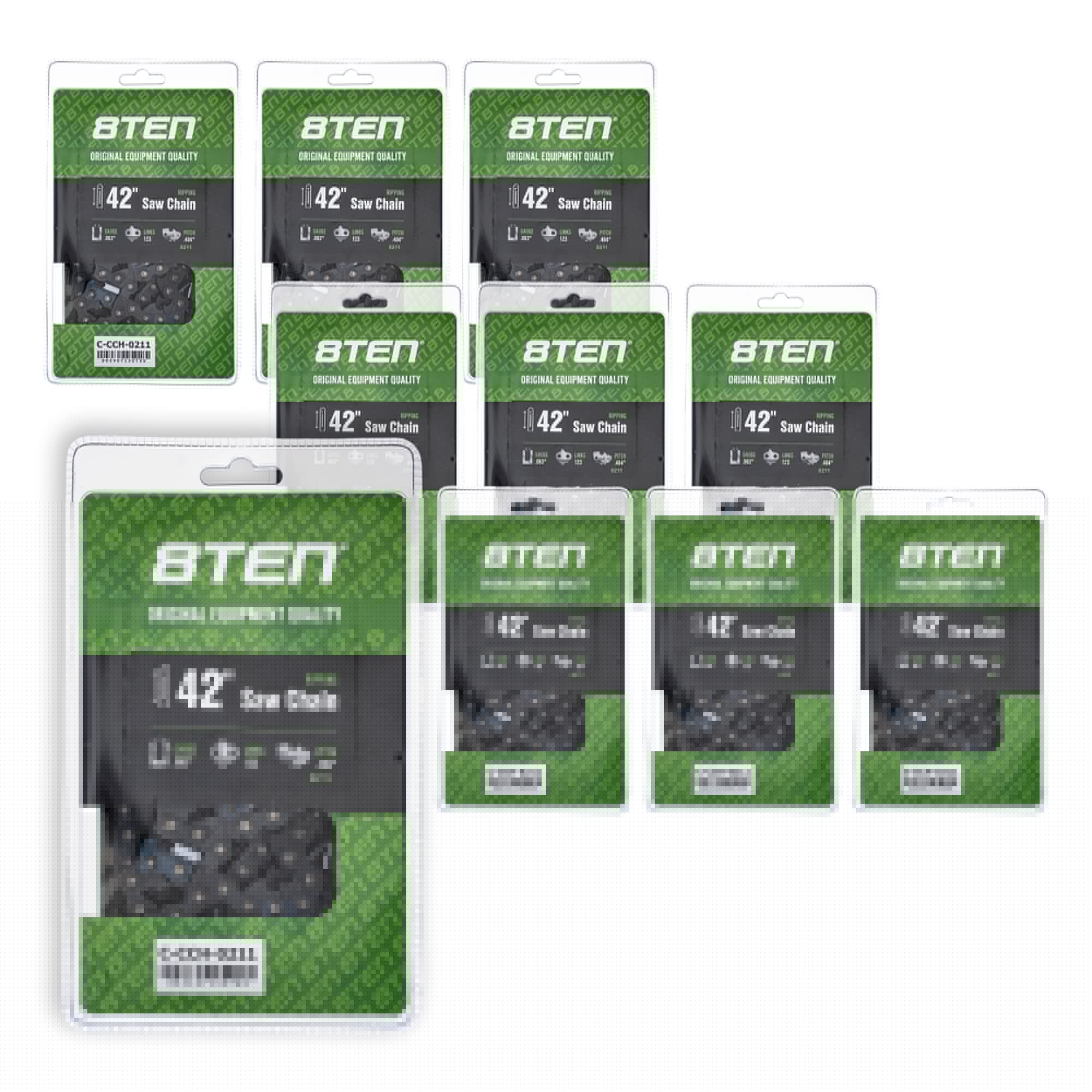 Chainsaw Chain 42 Inch .063 .404 123DL 10-Pack for zOTHER MS 088 084 8TEN 810-CCC2433H