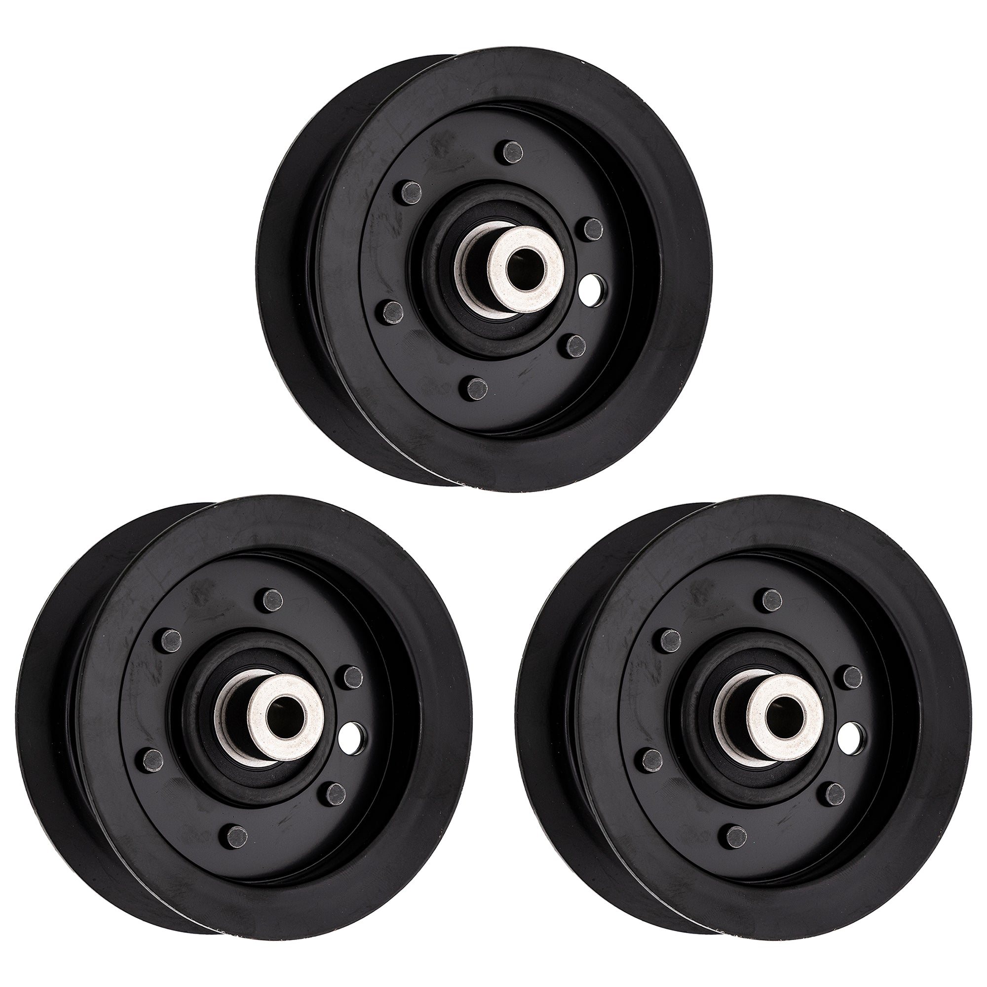 Flat Idler Pulley Set 3-Pack for Toro Exmark Z-Master Titan TimeCutter 106-2175 132-9420 8TEN 810-CID2244L