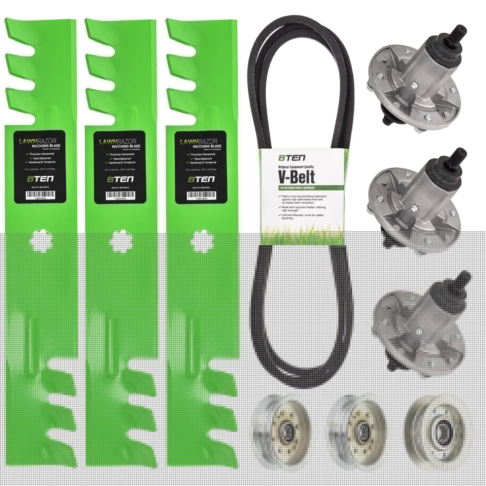 Mower Deck Rebuild Kit for zOTHER Walbro Stens Oregon MTD Cub Cadet Troy-Bilt John Deere 8TEN MK1001751