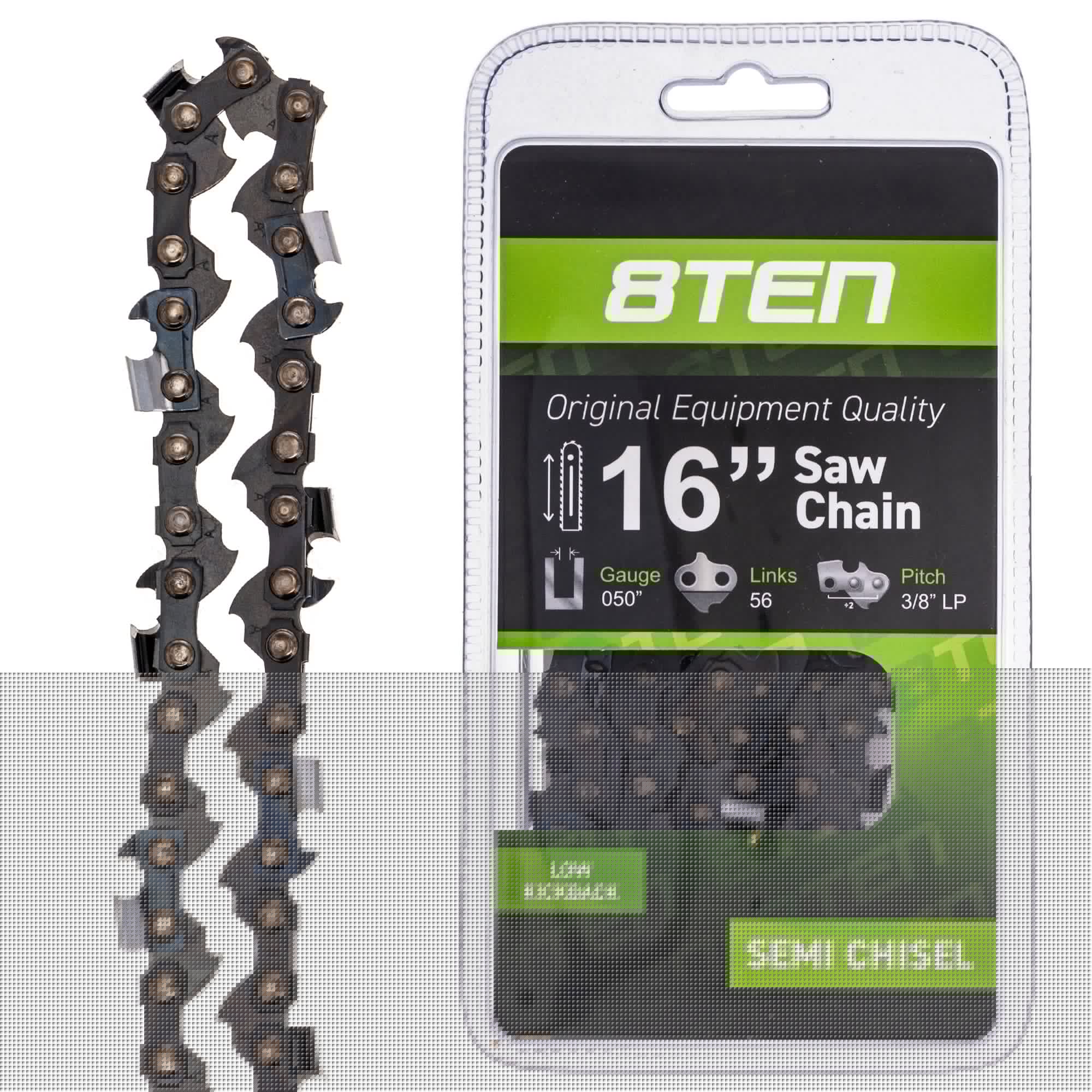 8TEN MK1002925 Guide Bar & Chain for zOTHER Windsor Stens Silver
