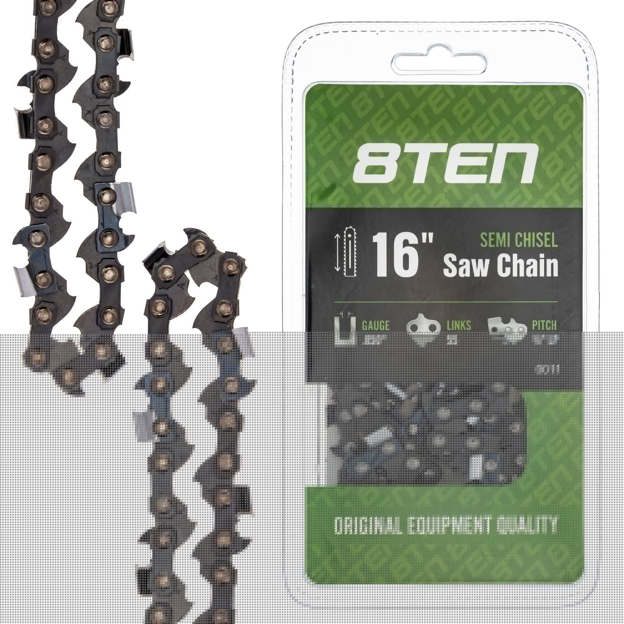 8TEN MK1002931 Guide Bar & Chain for zOTHER Windsor Stens Silver