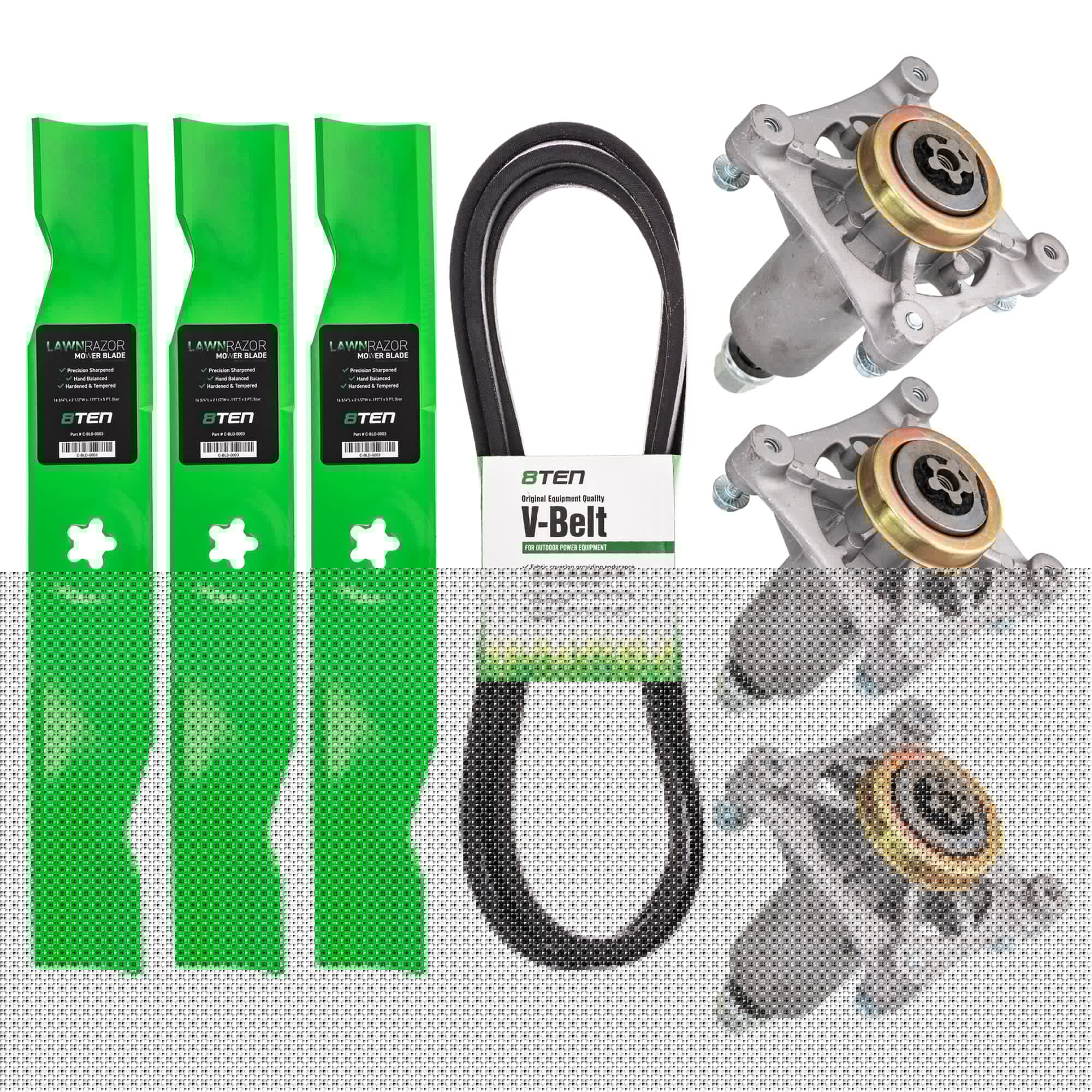 Mower Deck Rebuild Kit for zOTHER Walbro Toro Exmark Stens Oregon MTD Cub Cadet Troy-Bilt 8TEN MK1005134