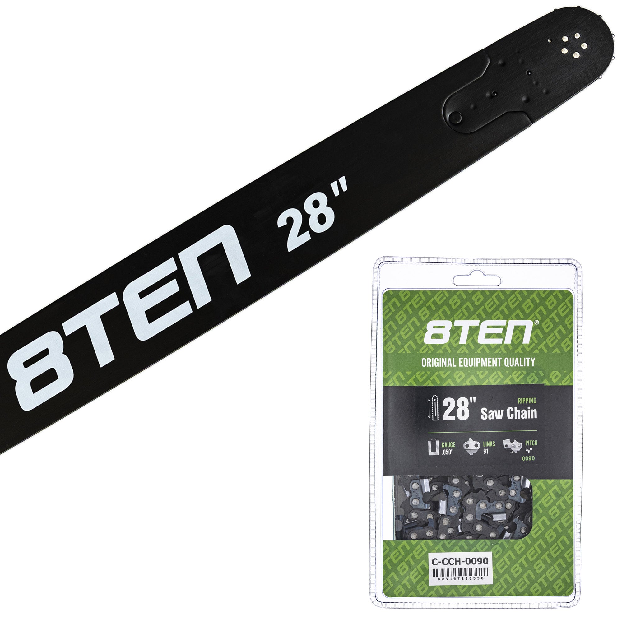 Chainsaw Bar & Chain Set 28 Inch for MS 066 064 056 8TEN MK1010282