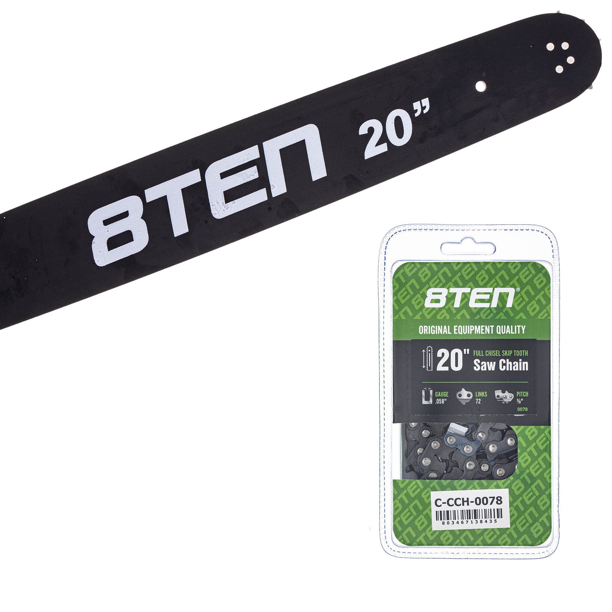 Chainsaw Bar & Chain Set 20 Inch for 575 8TEN MK1010306