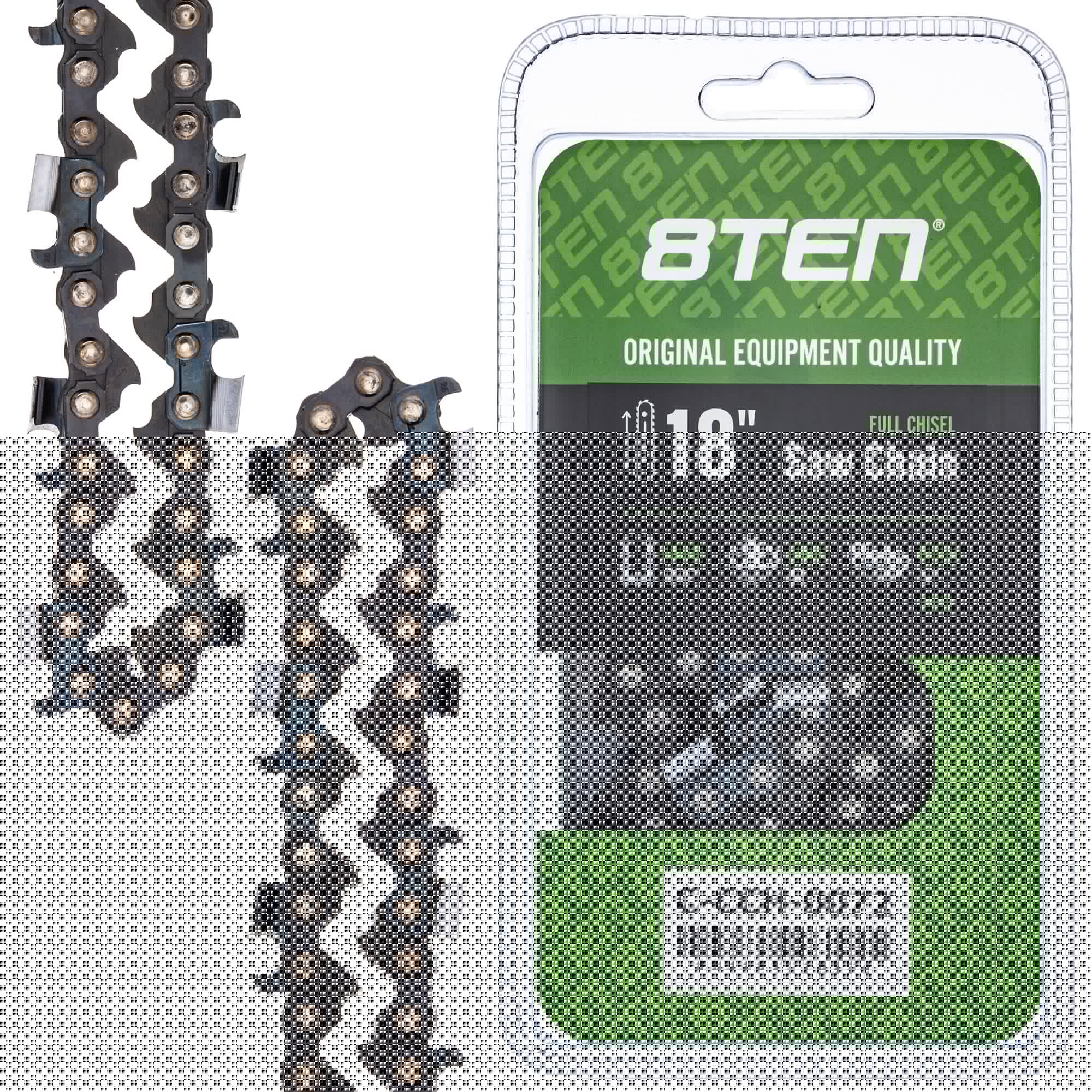 8TEN MK1010378 Guide Bar & Chain for CS-680 CS-620PW CS-620P
