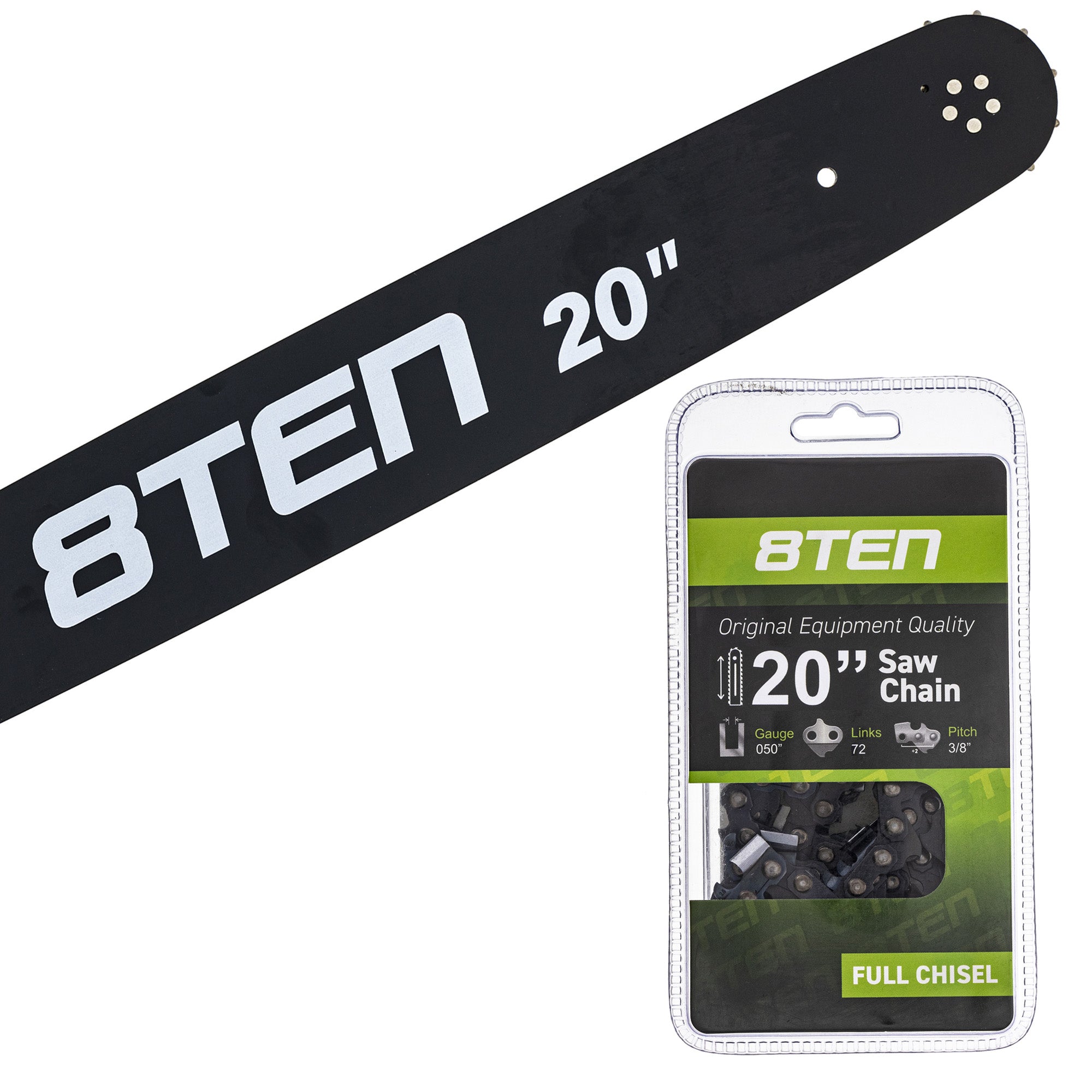 Chainsaw Bar & Chain Set 20 Inch for CS-7310PW CS-7310P 65 61 8TEN MK1010418