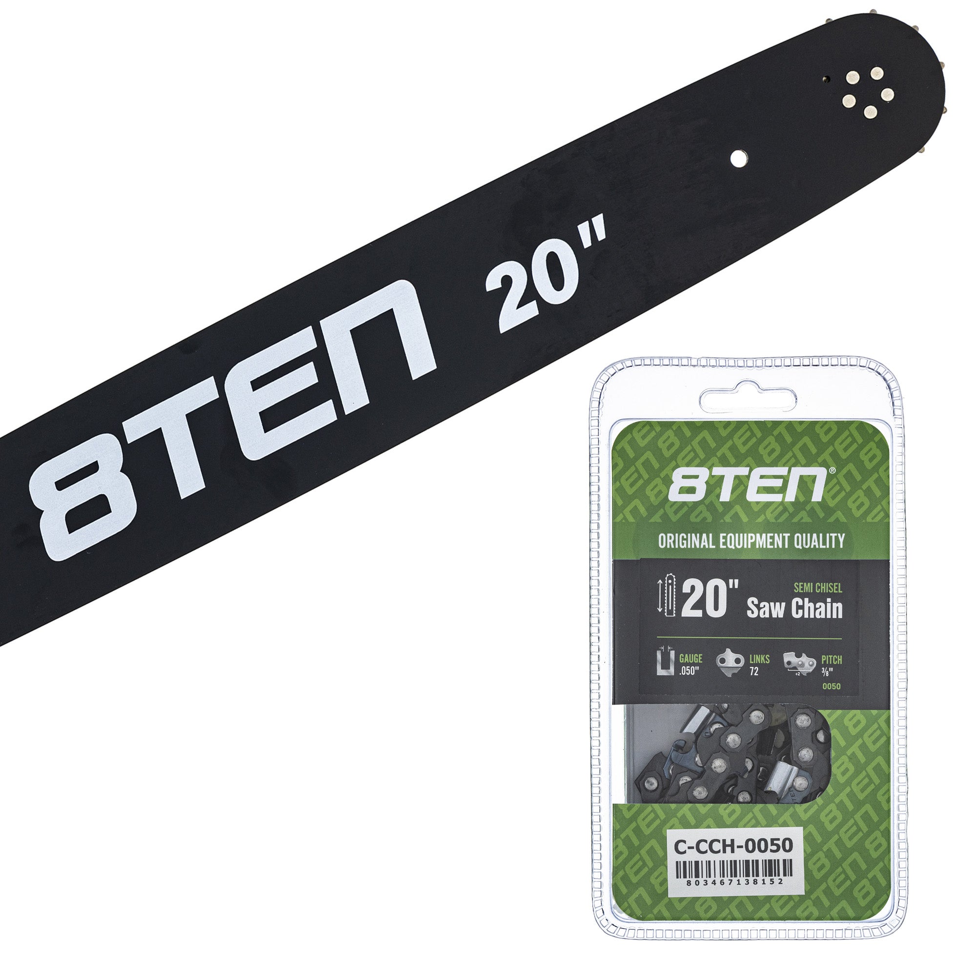 Chainsaw Bar & Chain Set 20 Inch for 575 460 455 359 8TEN MK1010423