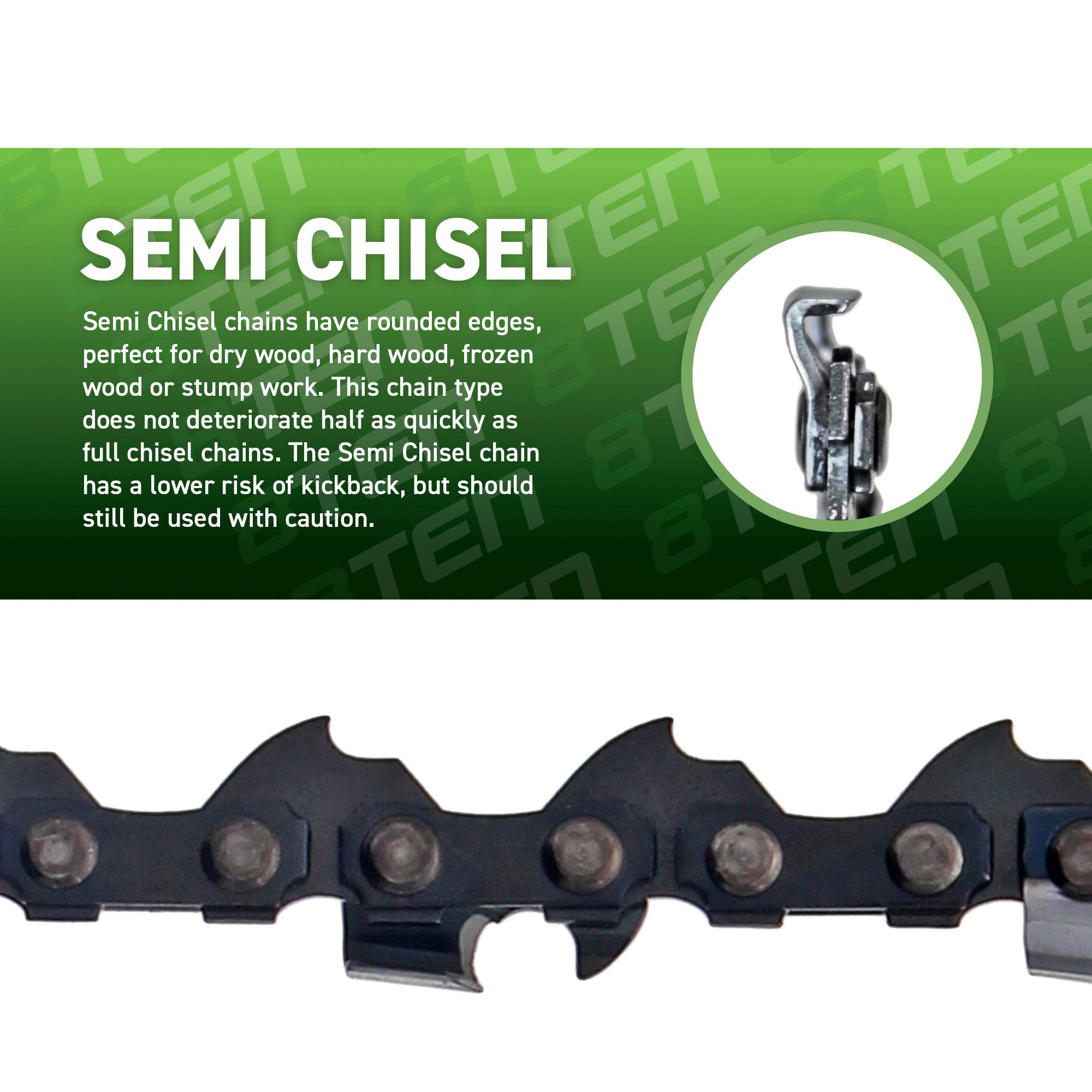 14" Chainsaw Guide Bar & 2 Chains .050 1/4 76DL Semi Chisel for Oregon