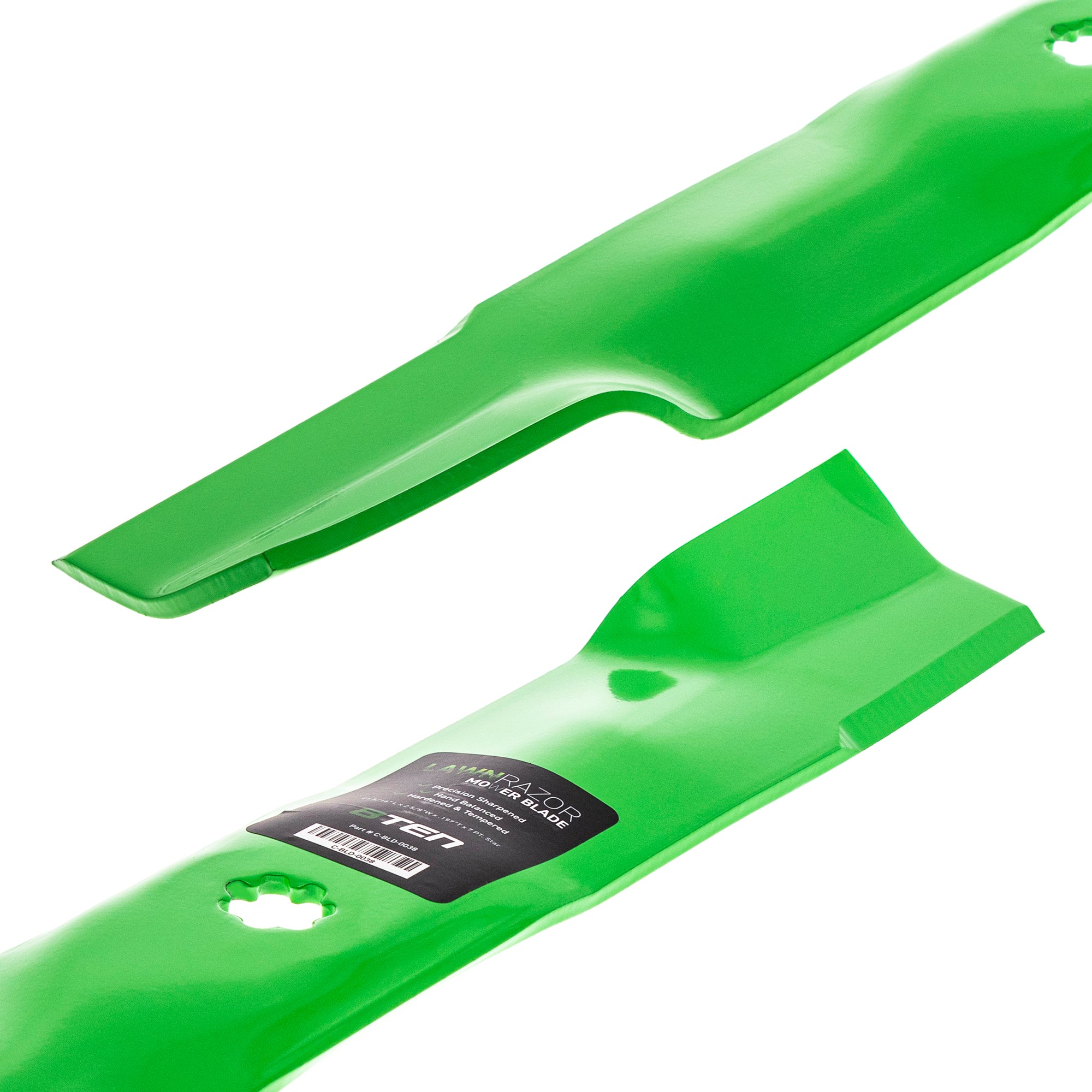 LawnRAZOR High Lift Blade For John Deere Sabre M154061 AM137327 AM141034 M154062 AM141032 M145969 | 2-PACK