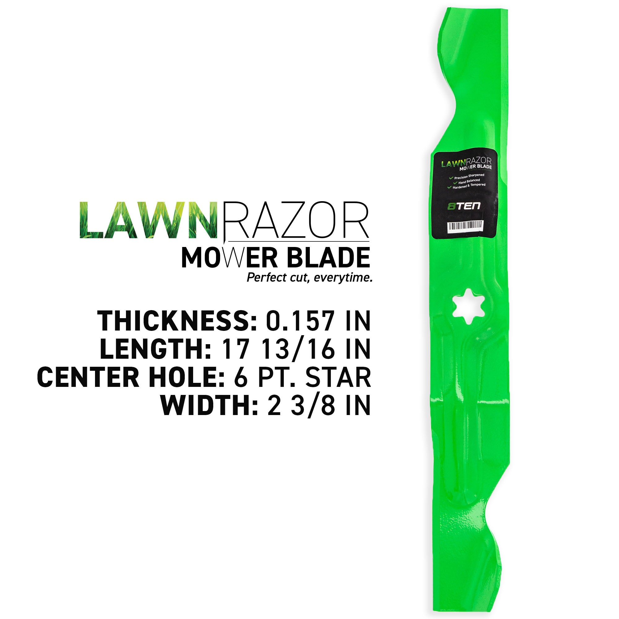 8TEN LawnRAZOR Mulching Blade 3-Pack 942-04053C
