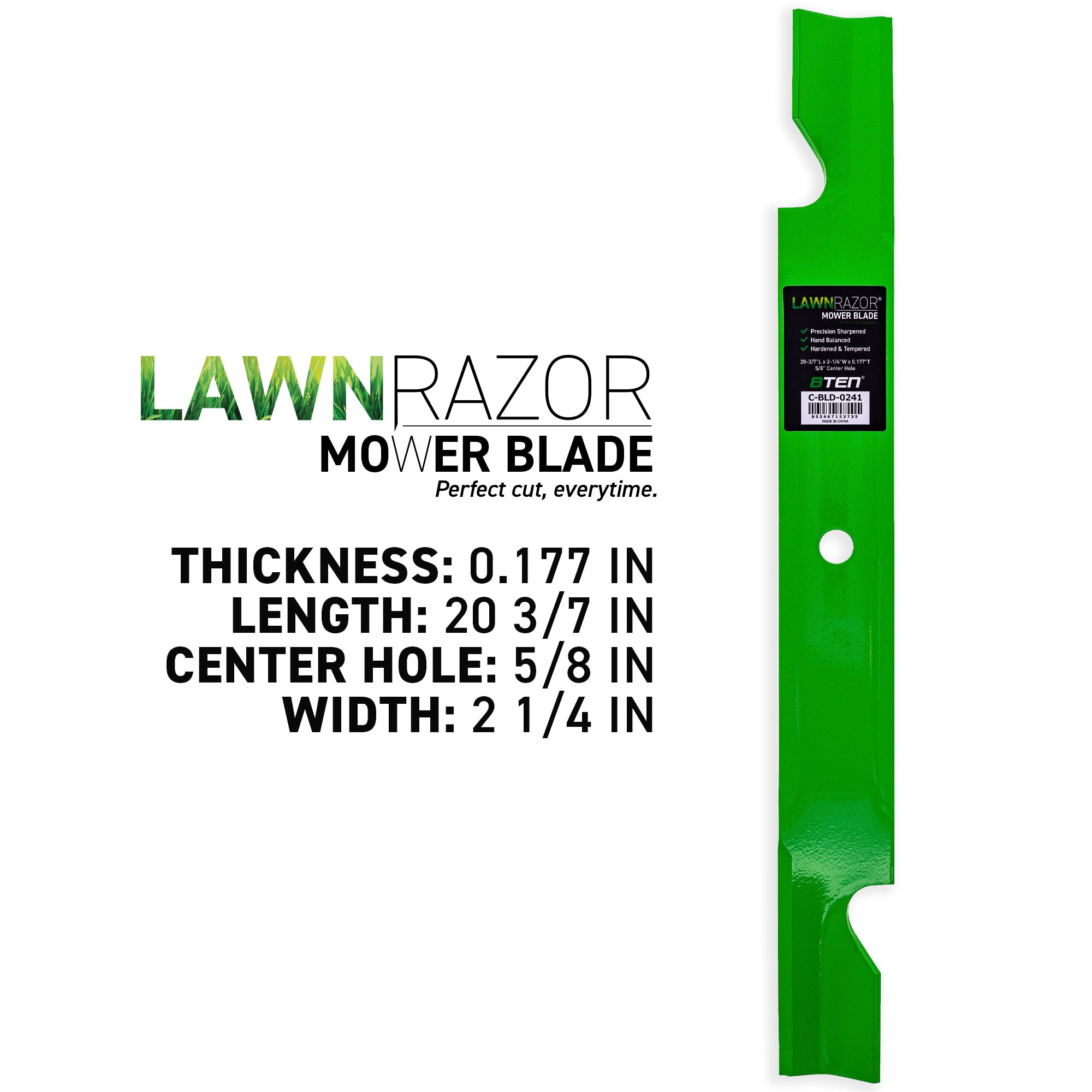 8TEN 810-CBL2463D Blade 3-Pack for Toro Exmark Z-Master Titan
