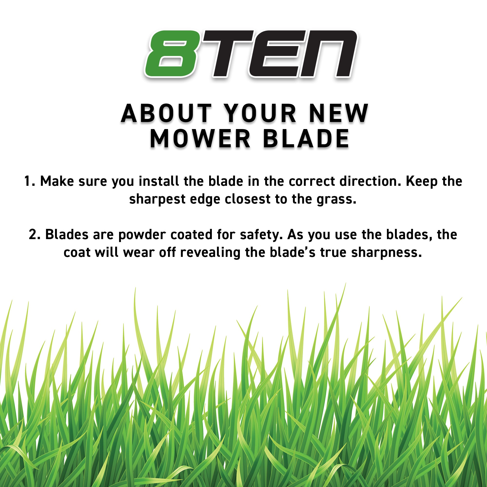 LawnRAZOR High Lift Blade For Husqvarna RedMax 539113312 510417902 510417901 | 3-PACK