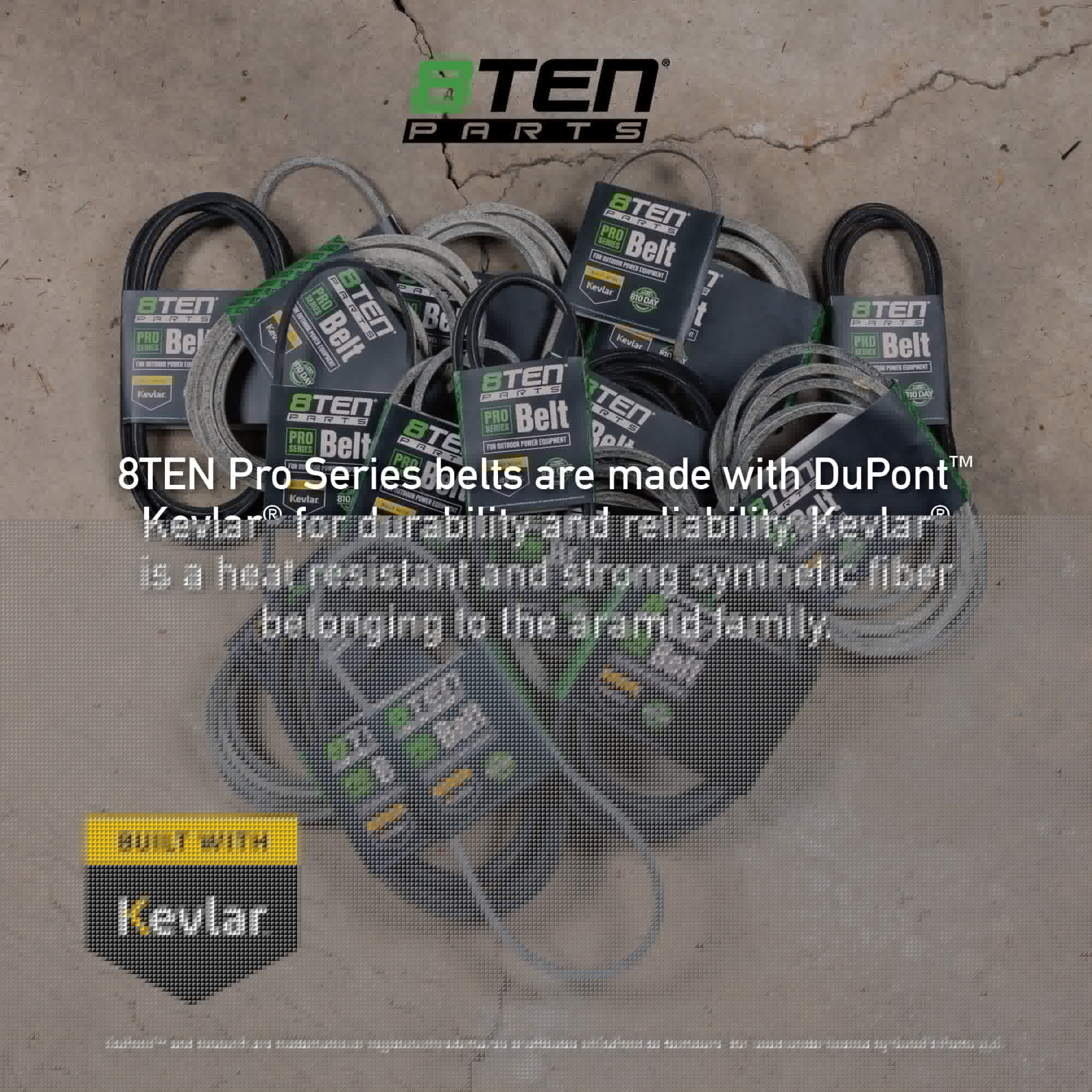 Belt with Kevlar® For Cub Cadet Troy-Bilt Yard-Man 954-04118 754-04118 108-6645-SL 108-6645