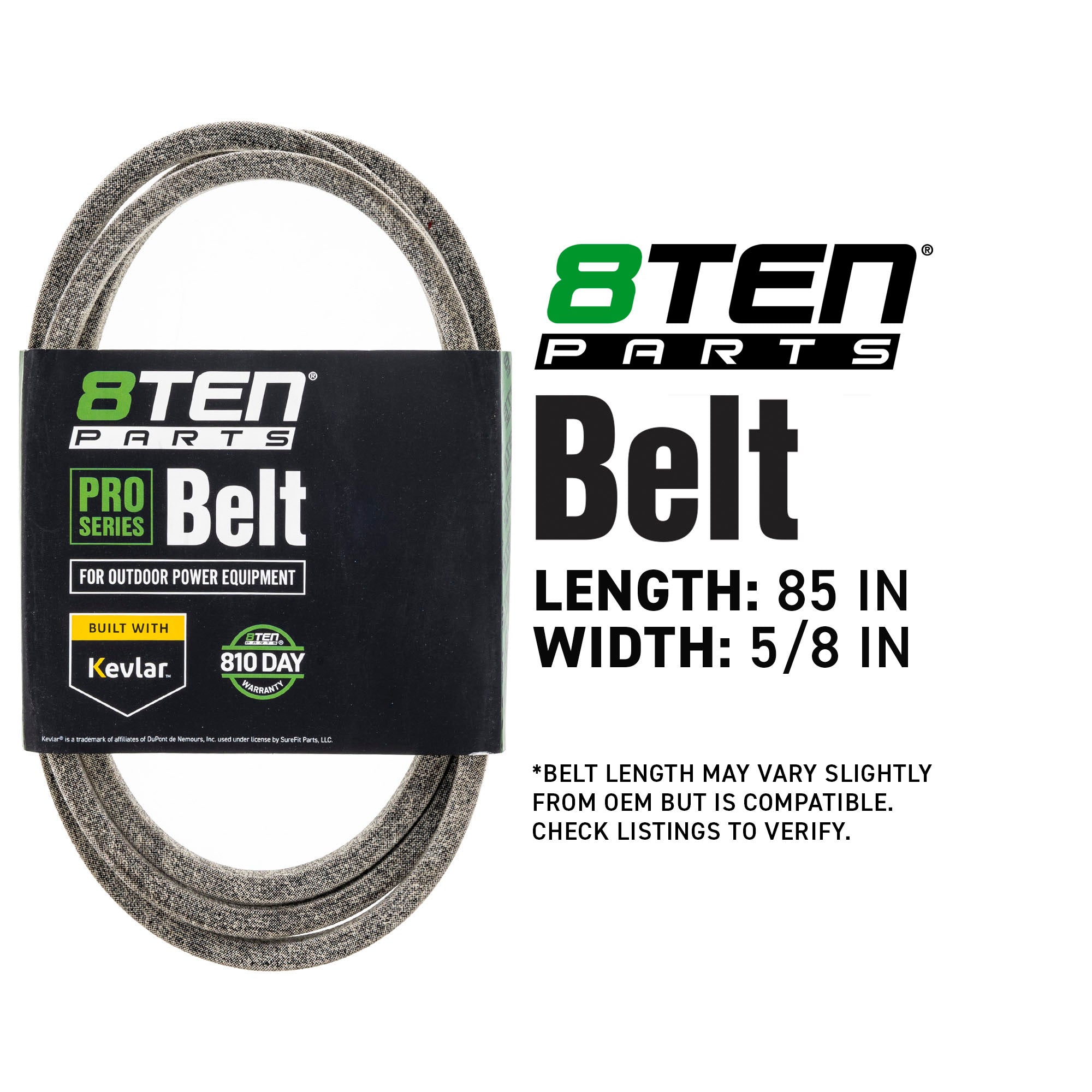 8TEN 810-CBL2923T Belt with Kevlar® for YTHK180 YTH2046 YTH18-46