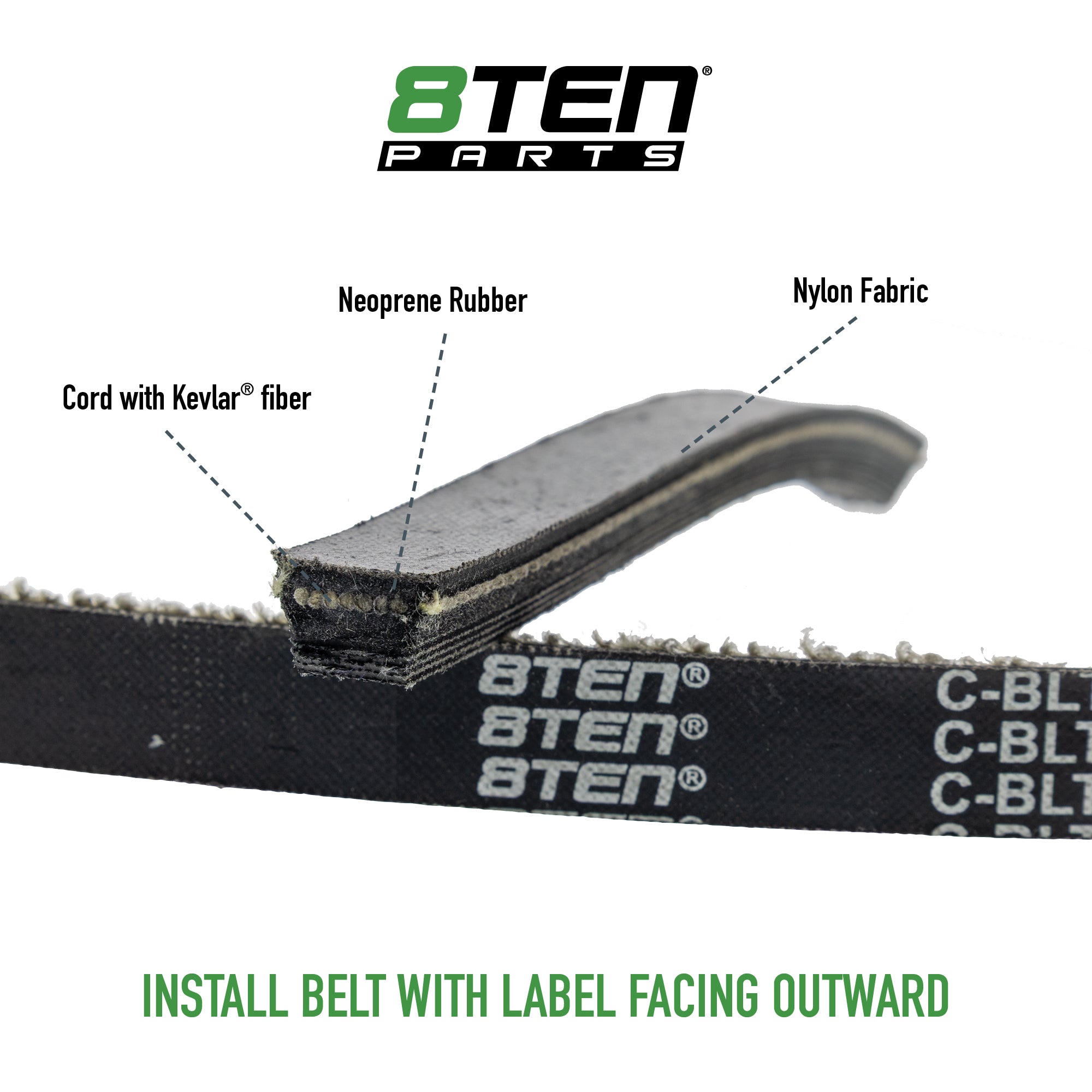 Belt with Kevlar for Bad Boy MZ Magnum Rambler ZT Compact 041-6400-00