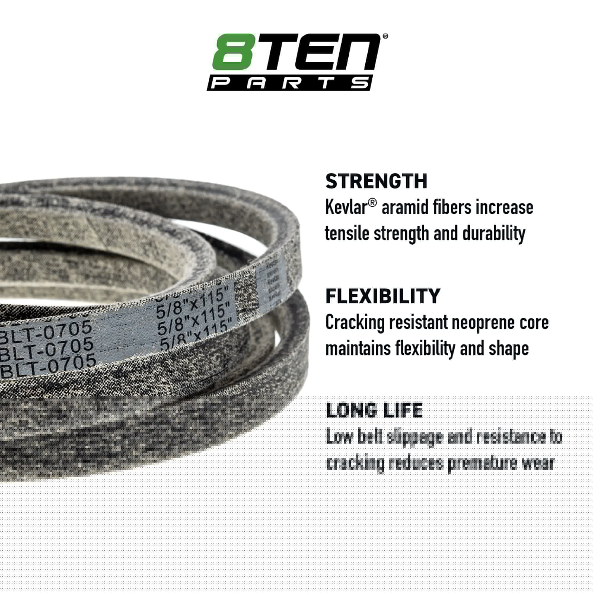 8TEN 810-CBL2927T Replacement Belt