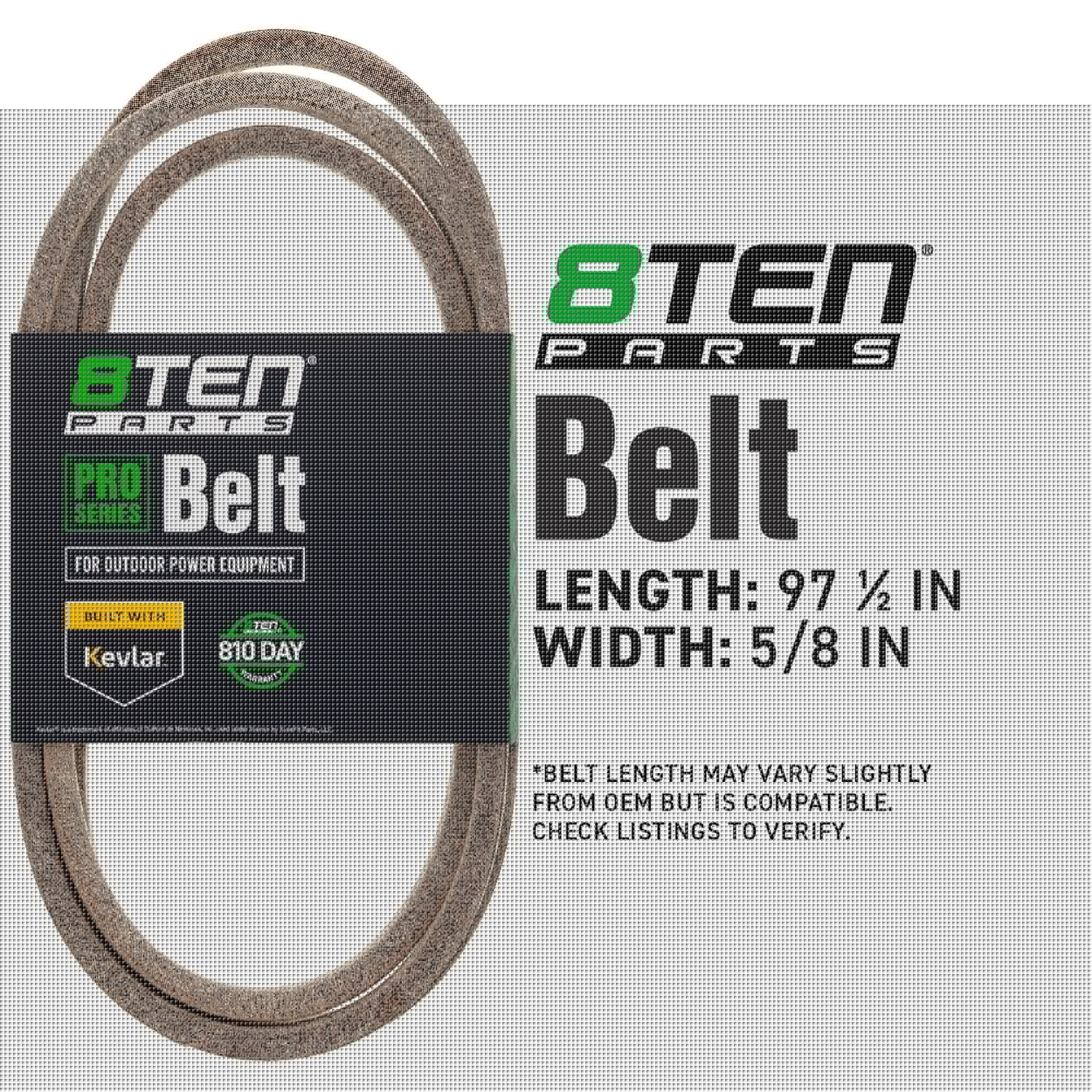 8TEN 810-CBL2952T Belt with Kevlar® for YTH2242 YTH2042 YTH18542
