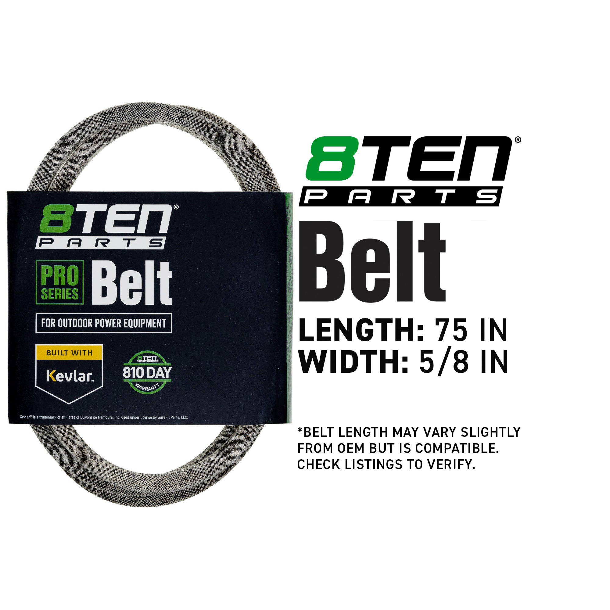 8TEN 810-CBL2976T Belt with Kevlar® for Wasp PZ7234FX PZ72 PZ6034FX