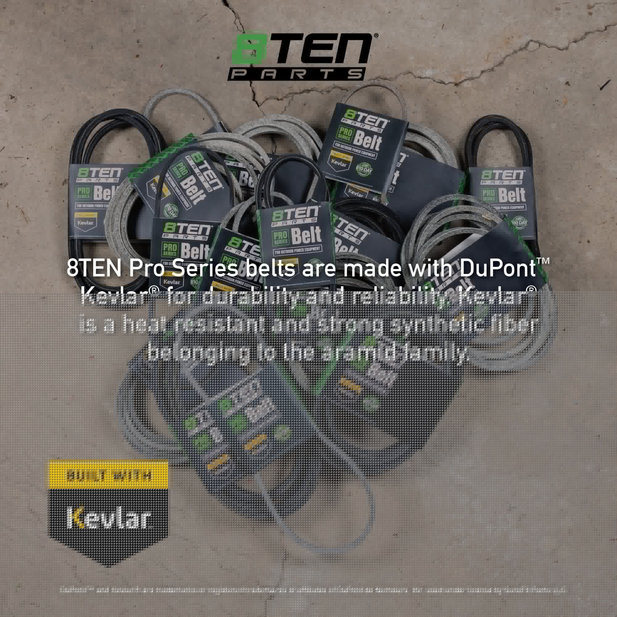 Belt with Kevlar® For Husqvarna John Deere RedMax M169485 5021251 TCU37207 D-3900 D38007 7102246