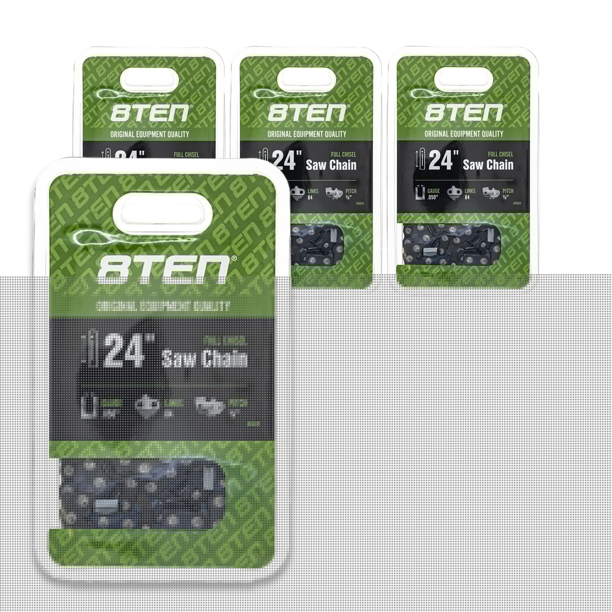 Chainsaw Chain 24 Inch .050 3/8 84DL 4-Pack for zOTHER Windsor Stens Oregon GB Carlton 8TEN 810-CCC2221H