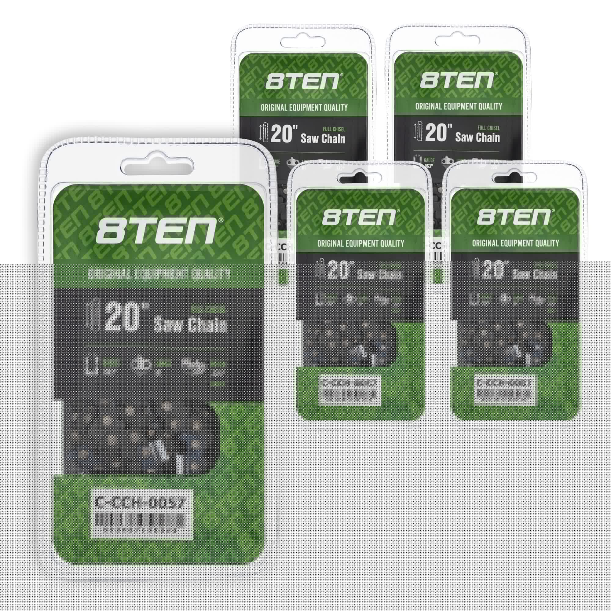 Chainsaw Chain 20 Inch .063 .325 81DL 5-Pack for zOTHER Stens Oregon 40 36 8TEN 810-CCC2279H