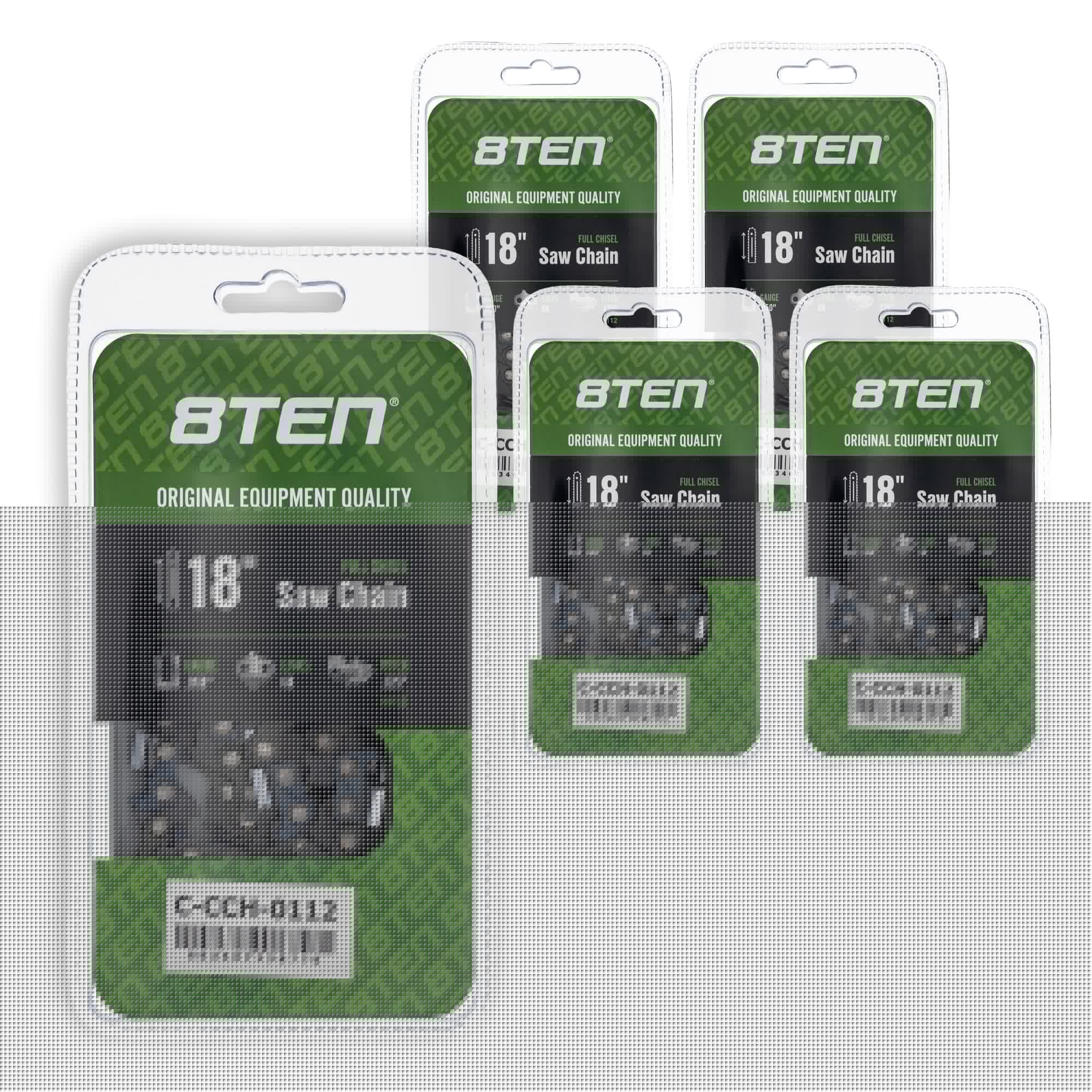 Chainsaw Chain 18 Inch .050 .325 68DL 5-Pack for zOTHER Oregon MS 25 070 025 8TEN 810-CCC2334H