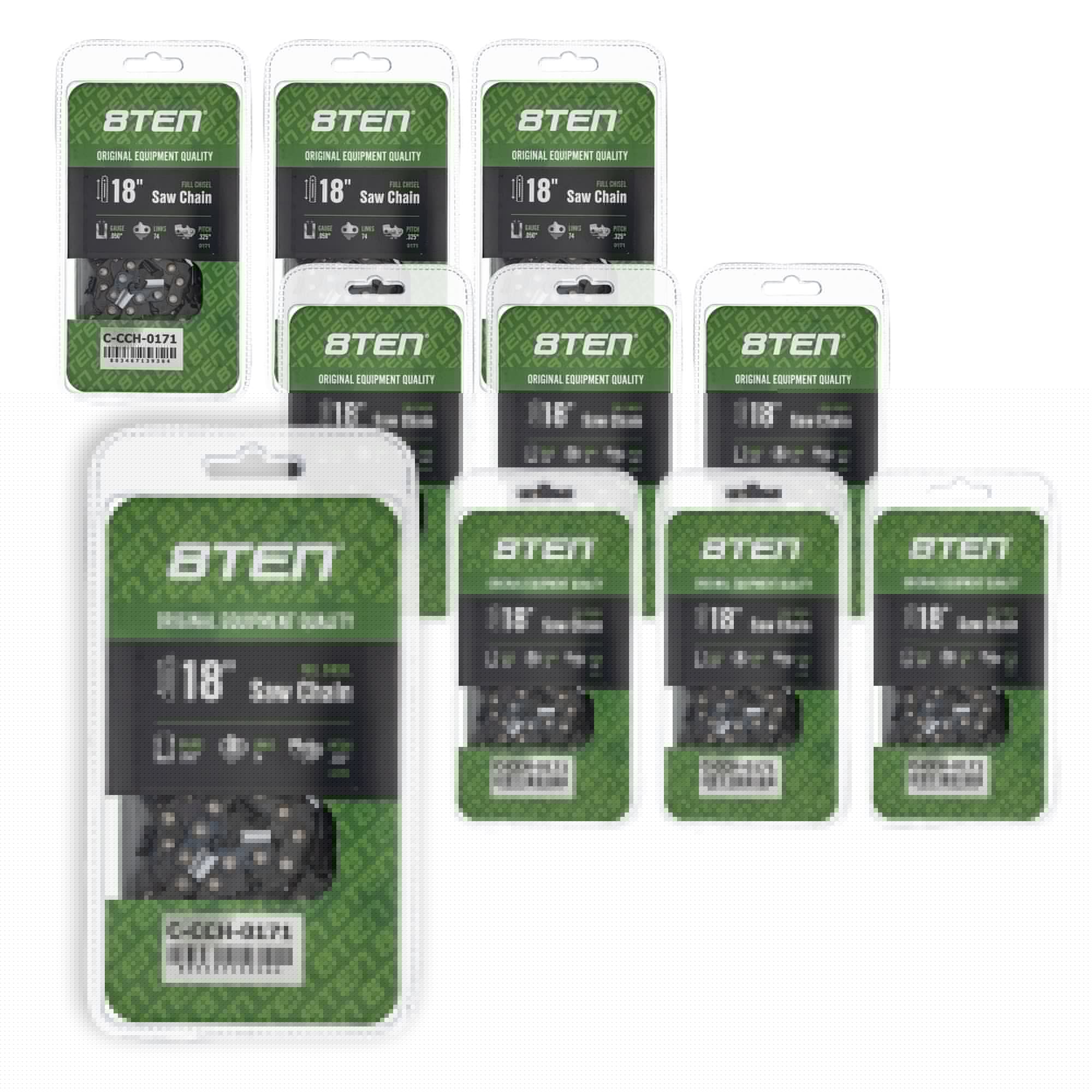 Chainsaw Chain 18 Inch .050 .325 74DL 10-Pack for zOTHER Oregon MS 634 30 040 8TEN 810-CCC2393H
