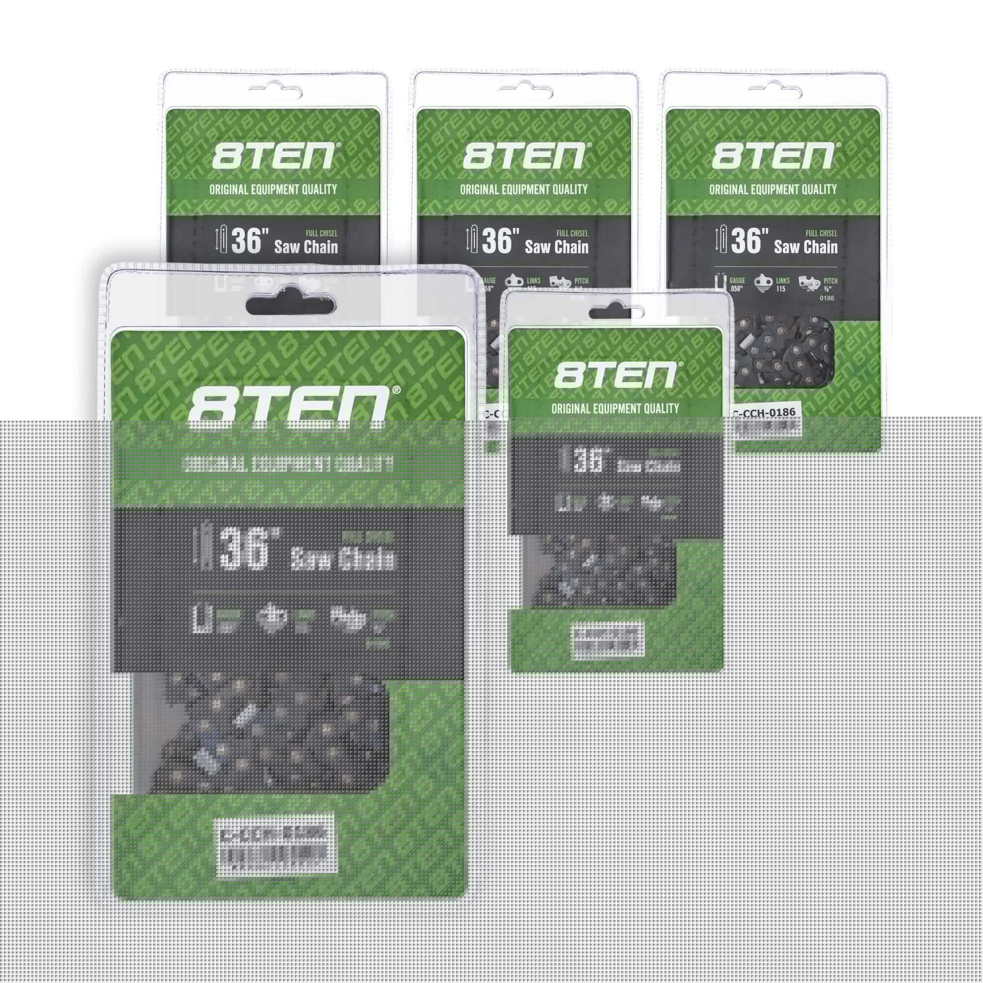 Chainsaw Chain 36 Inch .058 3/8 115DL 5-Pack for zOTHER 395 390XP/XPG/XPW 3120 8TEN 810-CCC2308H