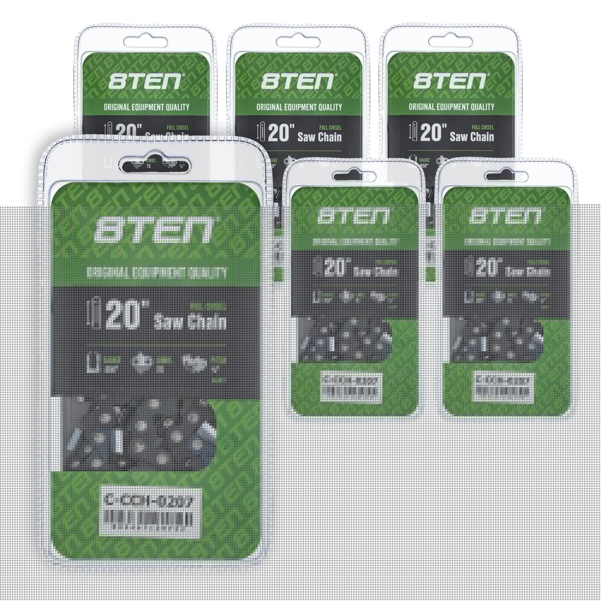 Chainsaw Chain 20 Inch .050 3/8 76DL 6-Pack for zOTHER Max 8TEN 810-CCC2429H
