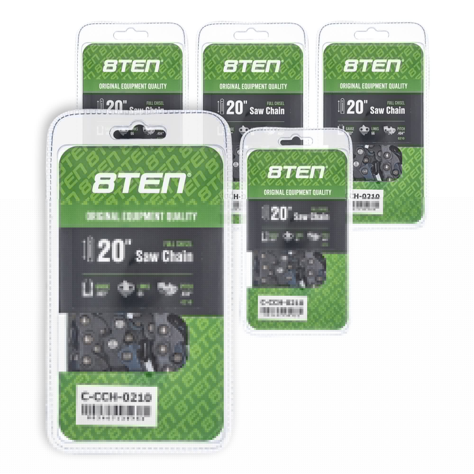 Chainsaw Chain 20 Inch .063 .404 66DL 5-Pack for zOTHER MS 066 8TEN 810-CCC2432H