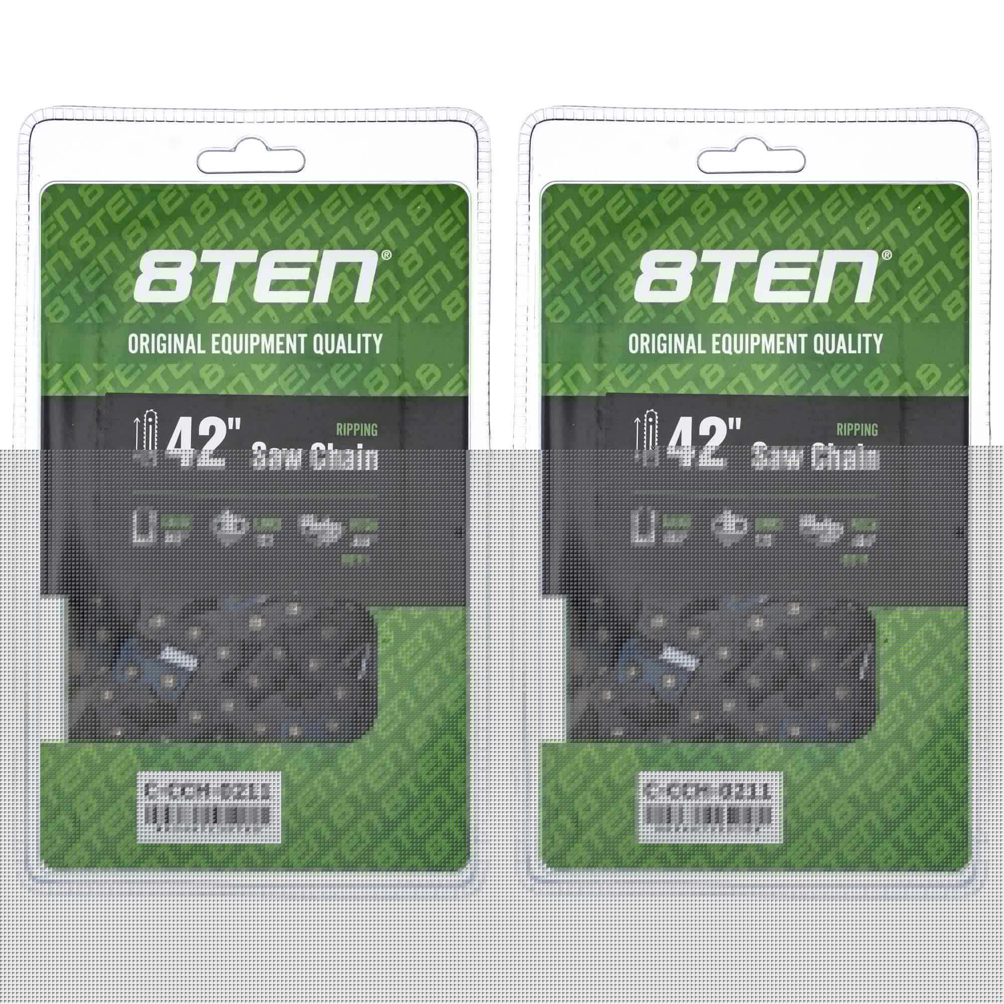 Chainsaw Chain 42 Inch .063 .404 123DL 2-Pack for zOTHER MS 088 084 8TEN 810-CCC2433H