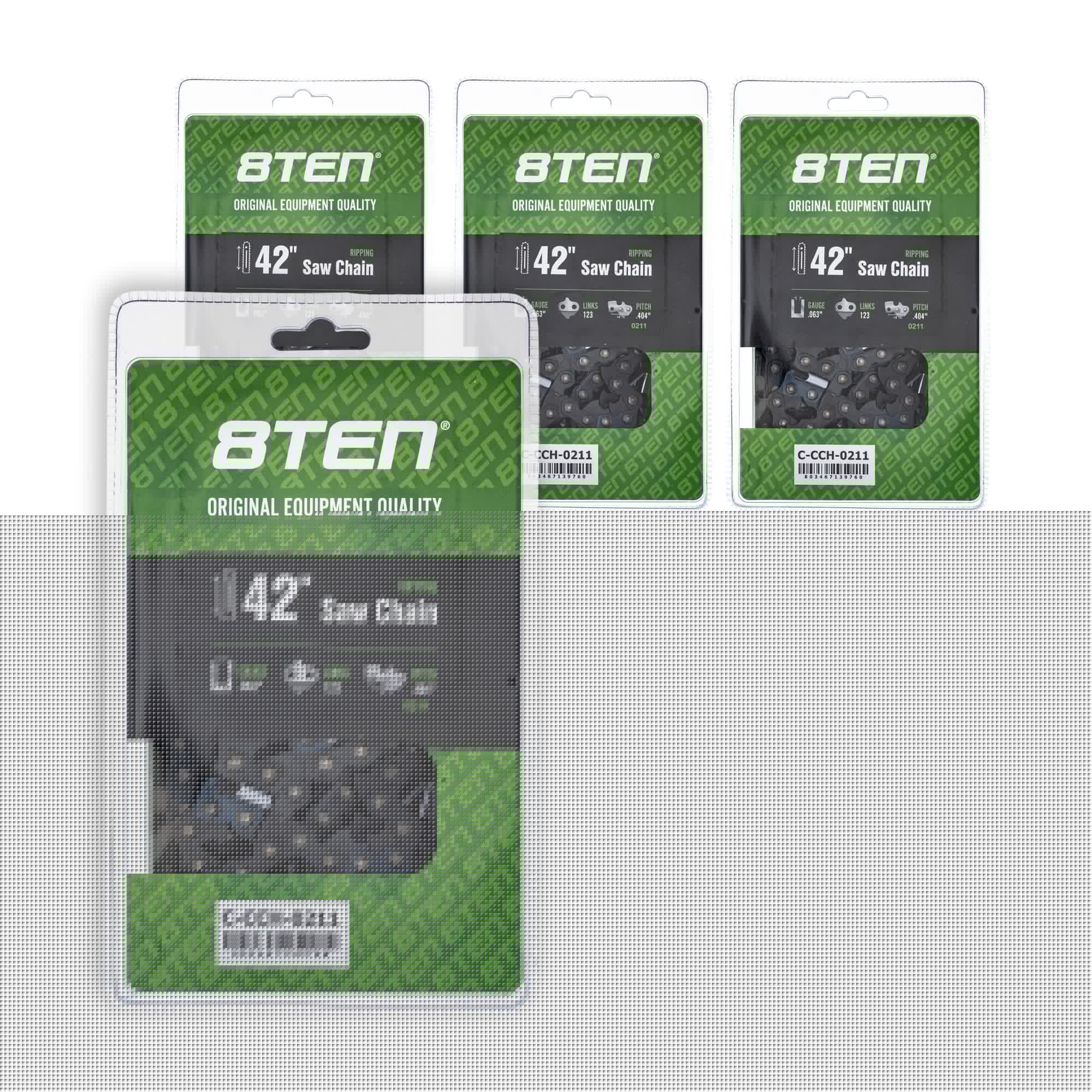 Chainsaw Chain 42 Inch .063 .404 123DL 4-Pack for zOTHER MS 088 084 8TEN 810-CCC2433H