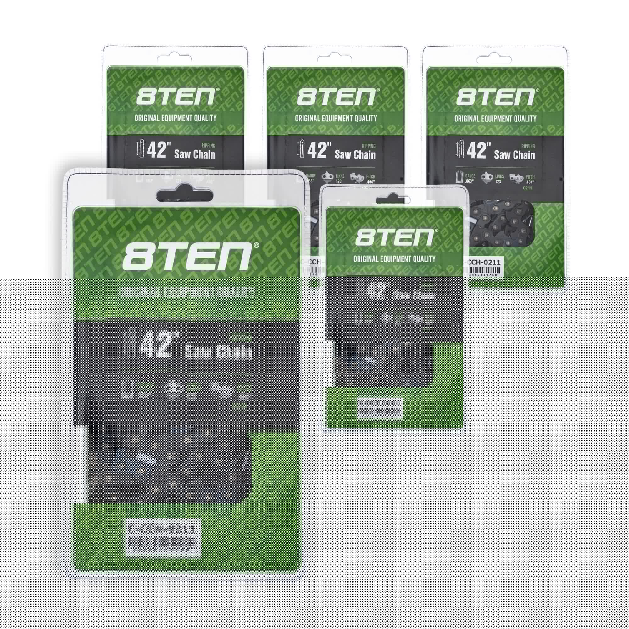 Chainsaw Chain 42 Inch .063 .404 123DL 5-Pack for zOTHER MS 088 084 8TEN 810-CCC2433H