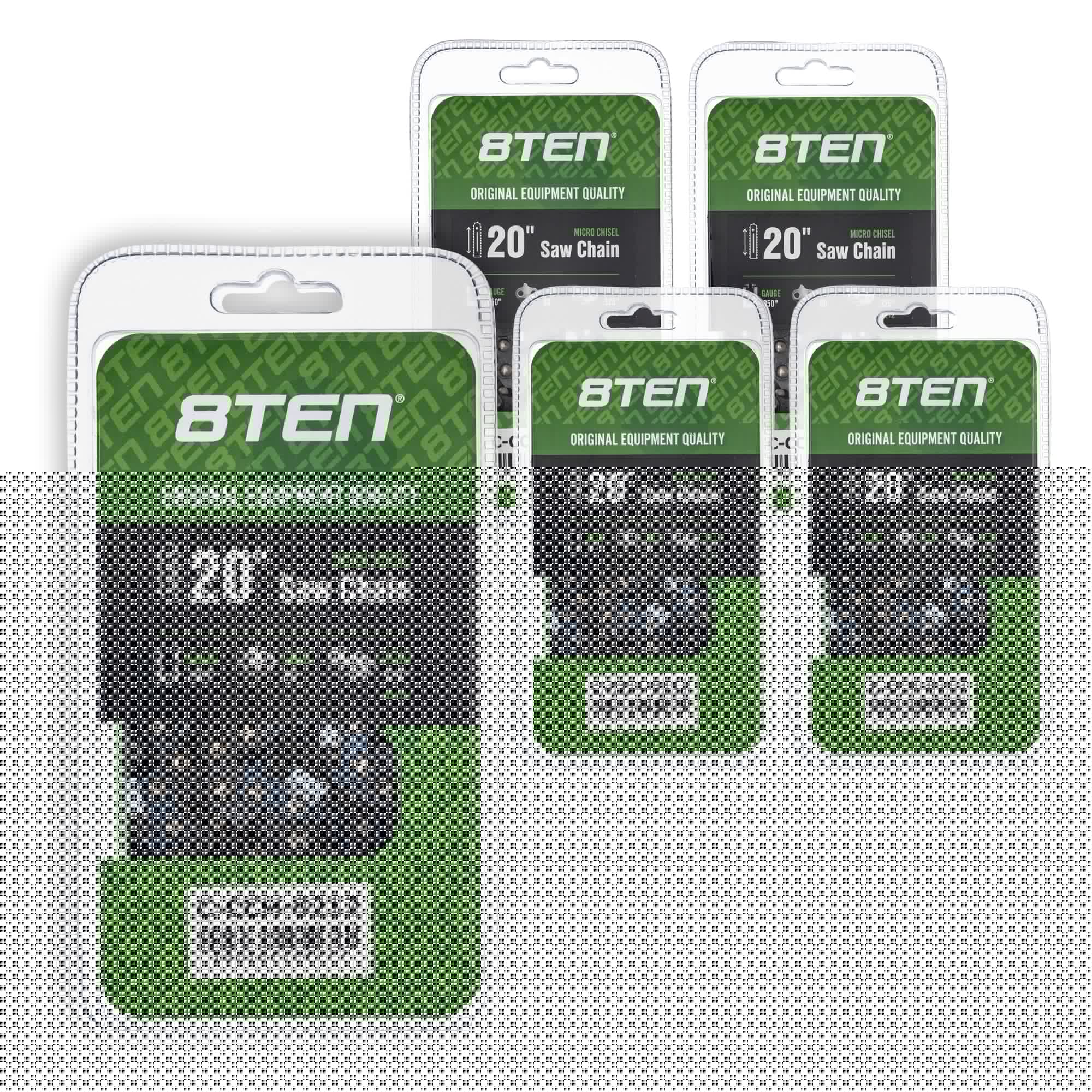 Chainsaw Chain 20 Inch .050 .325 80DL 5-Pack for zOTHER Oregon Echo Shindaiwa Bear Cat 8TEN 810-CCC2434H