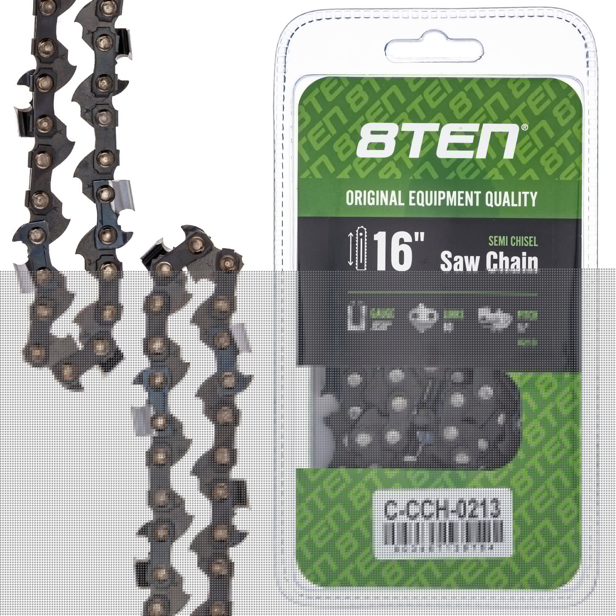 Chainsaw Chain 16 Inch .050 3/8 60DL for zOTHER Stens Ref No Oregon Husqvarna Poulan 8TEN 810-CCC2435H