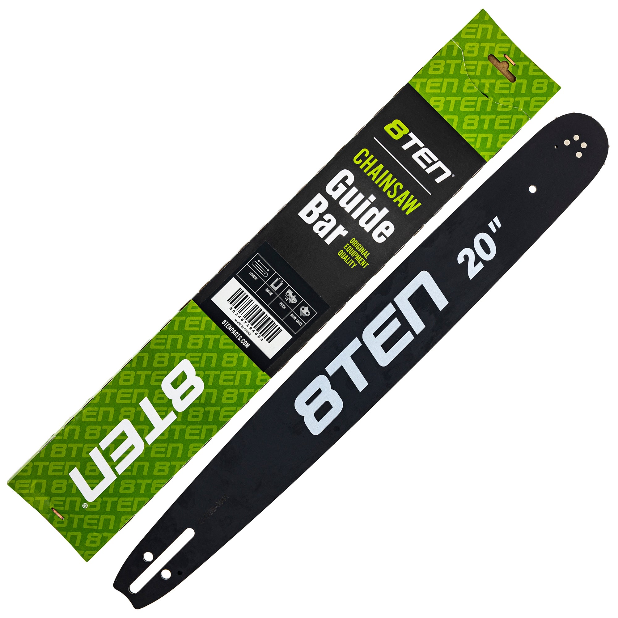 8TEN 810-CCG2263B 20 Inch Chainsaw Guide Bar for Oregon Echo