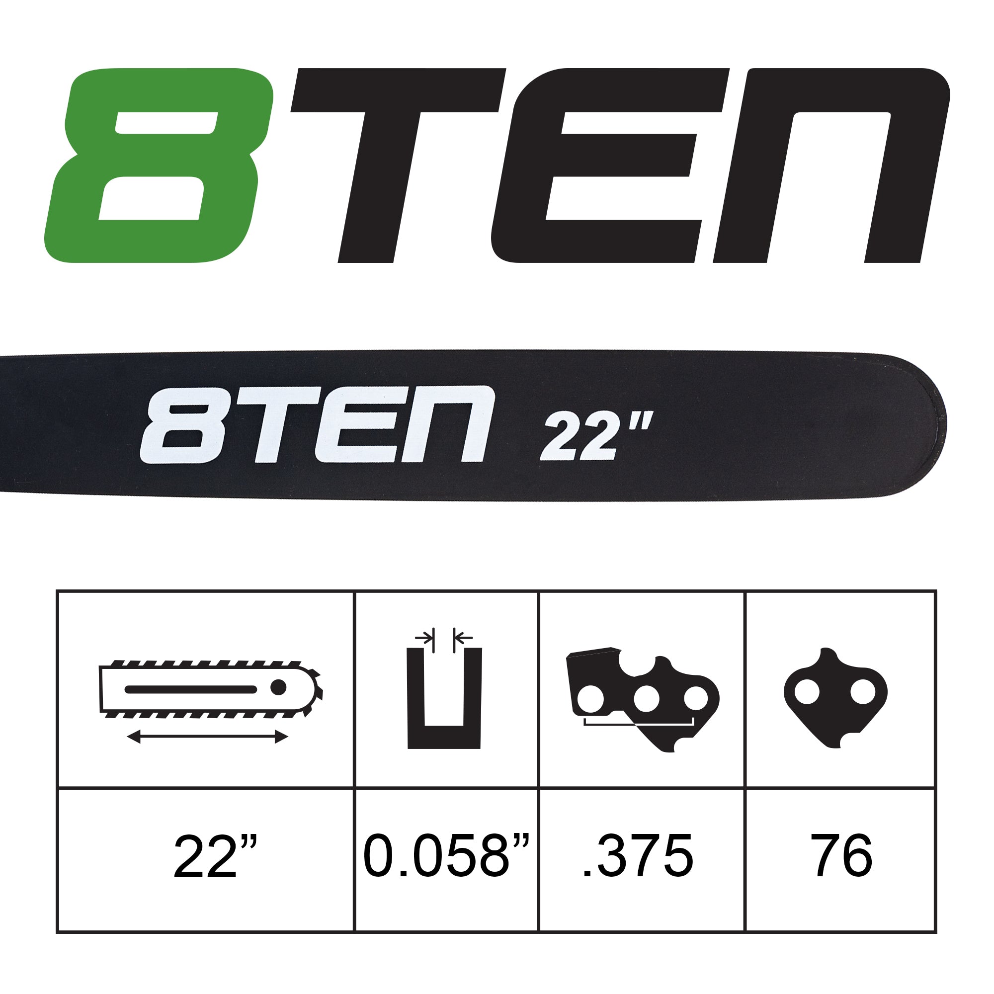 22 Inch Chainsaw Guide Bar For Husqvarna Jonsered Dolmar HT-288-84 608000024 596688284 595971784
