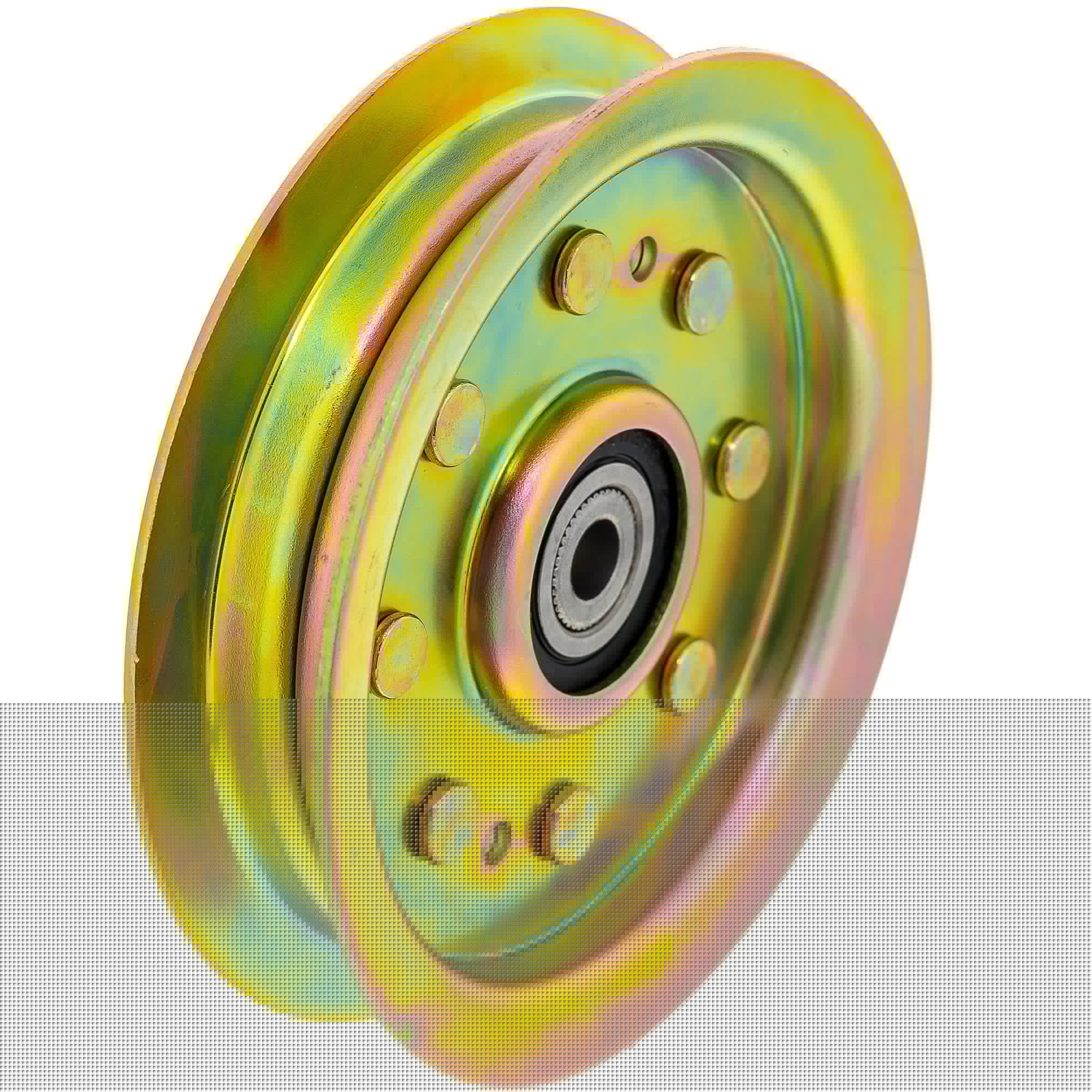 Flat Idler Pulley Set For Cub Cadet Columbia Troy-Bilt 956-04129 756-04129B 756-04129 753-08171 | 2-PACK