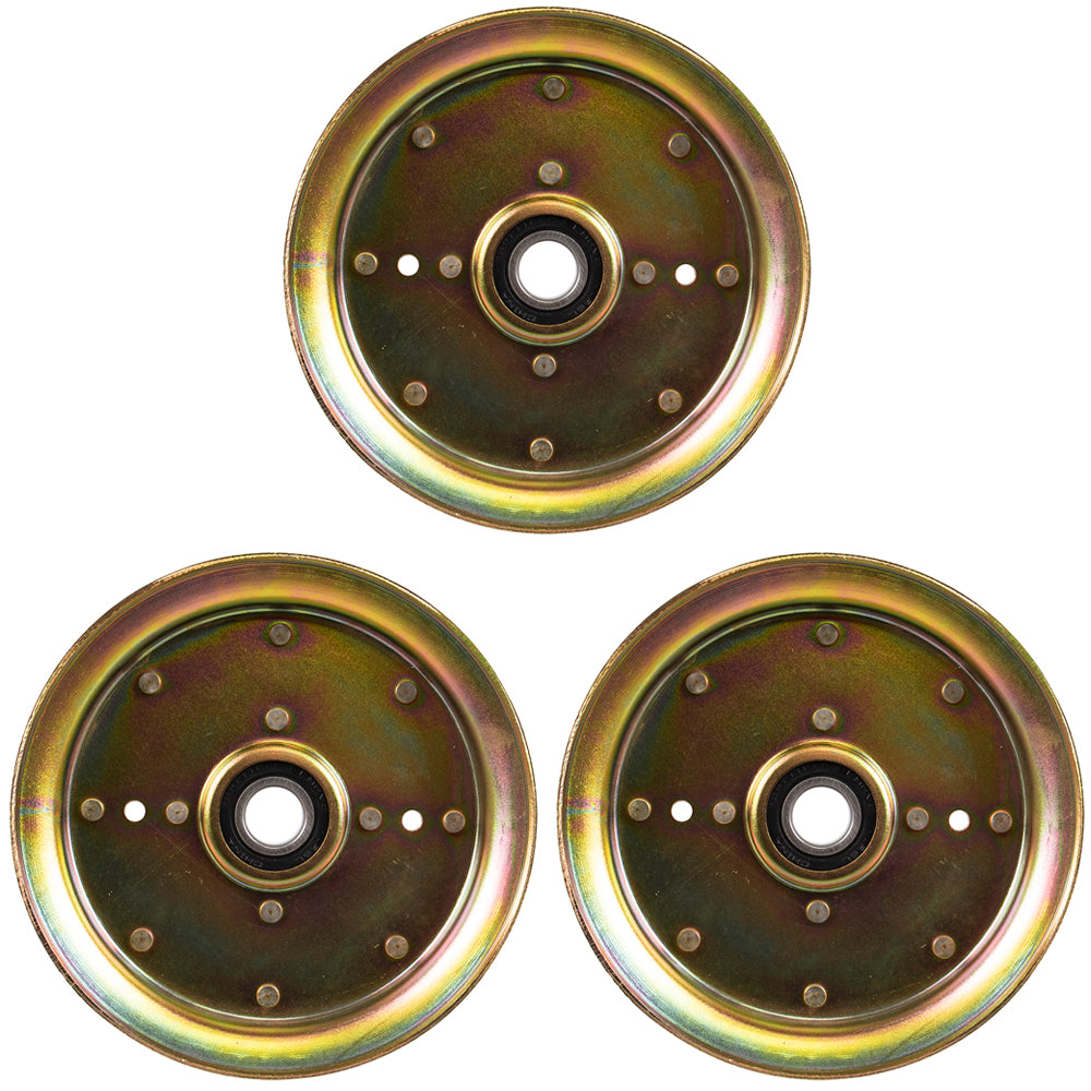 8TEN 810-CID2246L Idler Pulley Set 3-Pack for MTD Cub Cadet